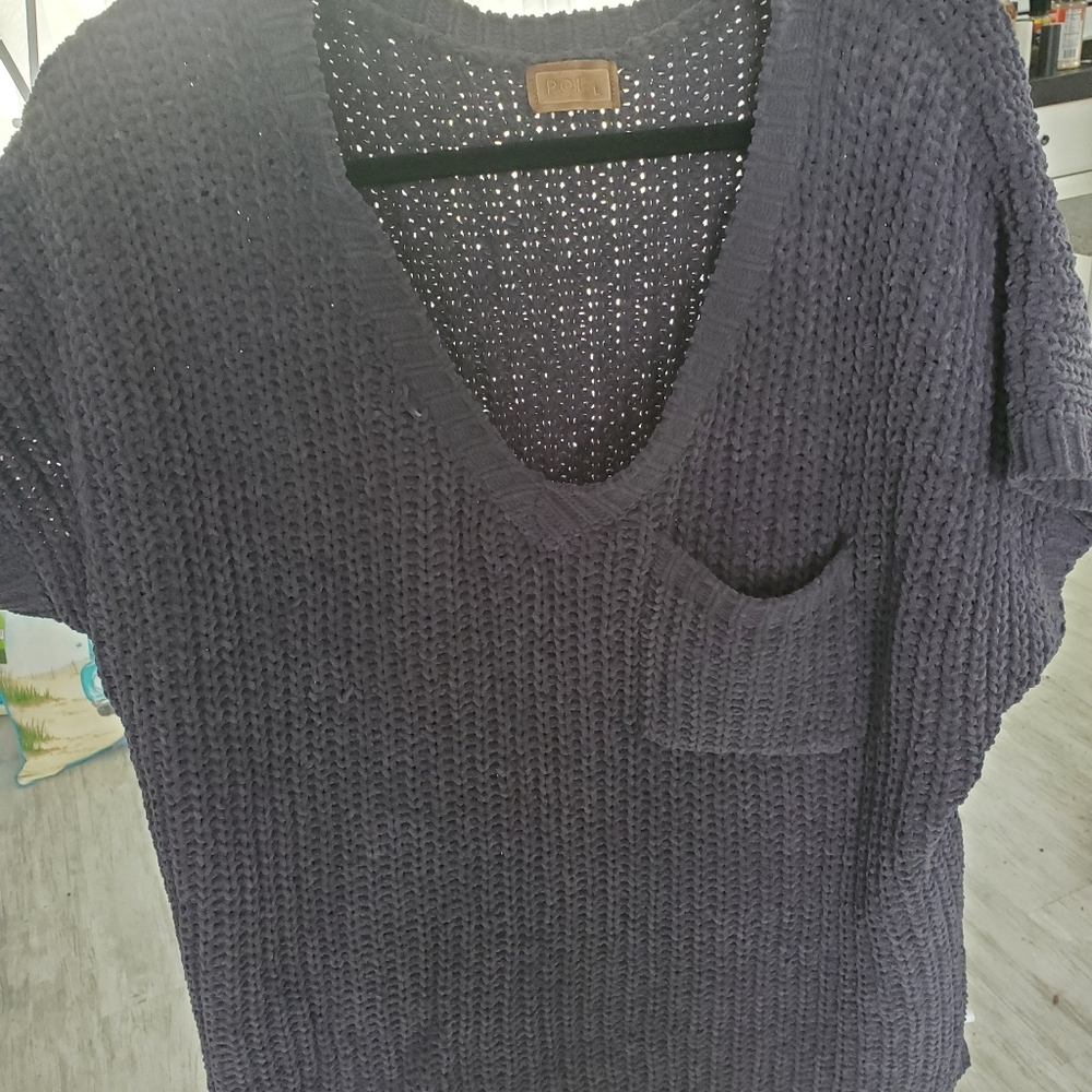 Chunky cable knit sweater